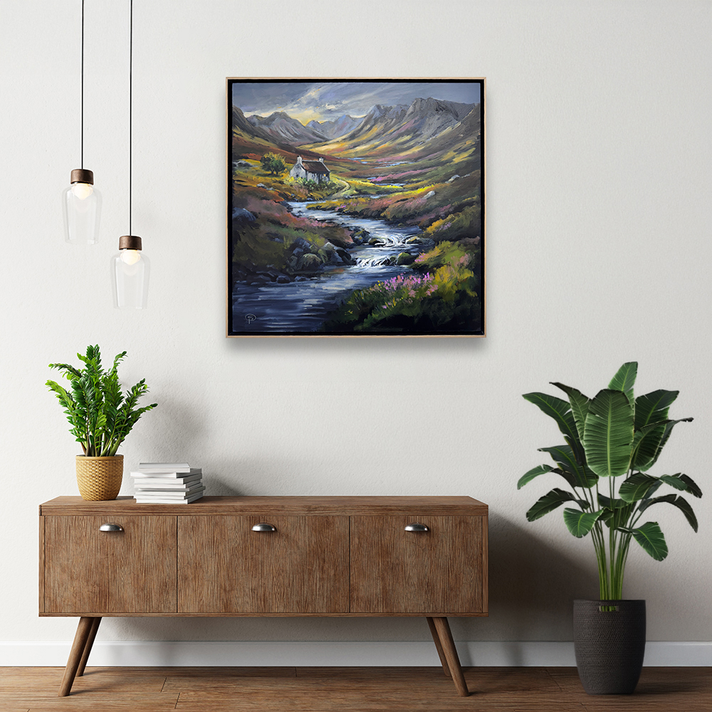 View of picture in situ